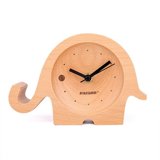 Дерев’яний стіл годинник